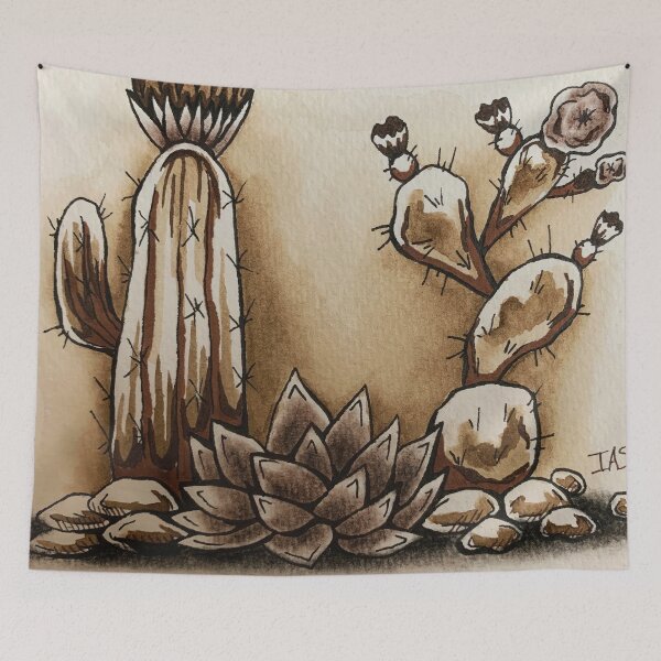 Item preview, Sepia Cacti designed and sold by invokeartsense.
