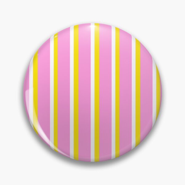 Item preview, Pink with Yellow and White Stripes Pattern designed and sold by OneThreeSix.