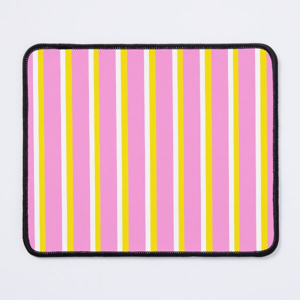Item preview, Pink with Yellow and White Stripes Pattern designed and sold by OneThreeSix.