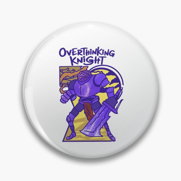 Item preview, Overthinking Knight Funny RPG Gamer Anxiety designed and sold by BeckettVisions.