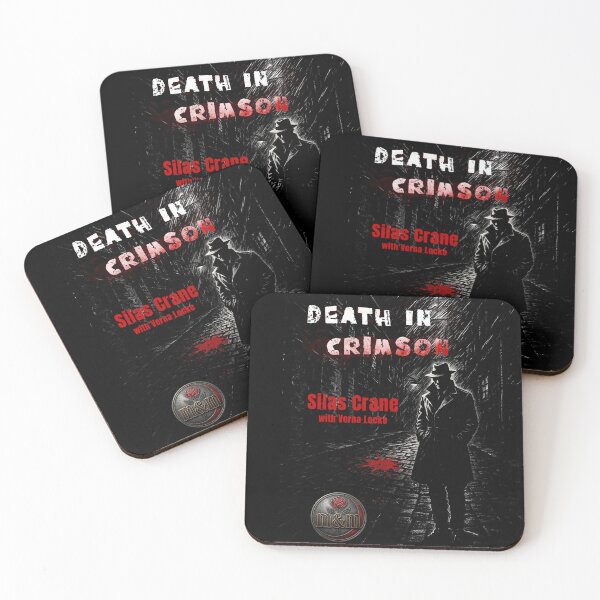 Item preview, Death in Crimson, a Retro Noir Detective Movie Poster designed and sold by susiecc.