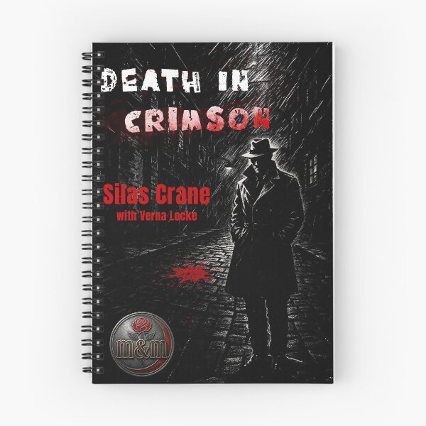 Item preview, Death in Crimson, a Retro Noir Detective Movie Poster designed and sold by susiecc.