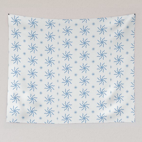 Item preview, Blue fabric pattern style designed and sold by Artchara..