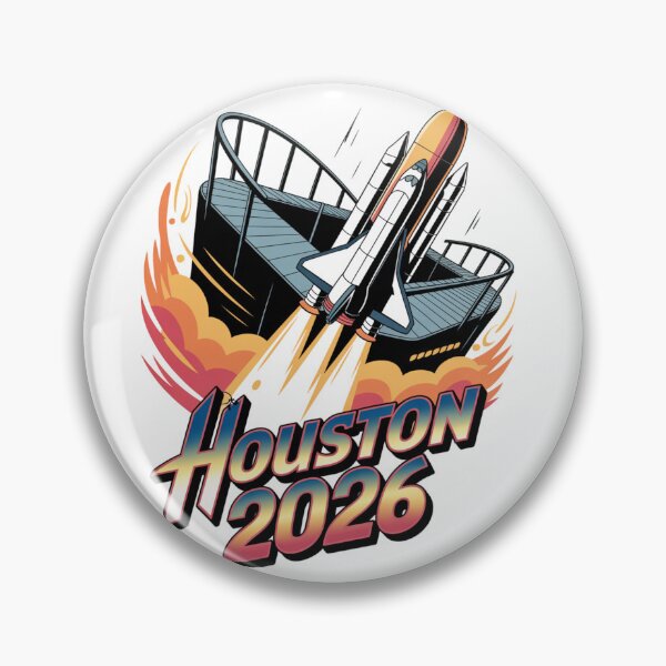 Item preview, Houston 2026 Space Shuttle Football T-Shirt V19 designed and sold by DarylWelsh2024.