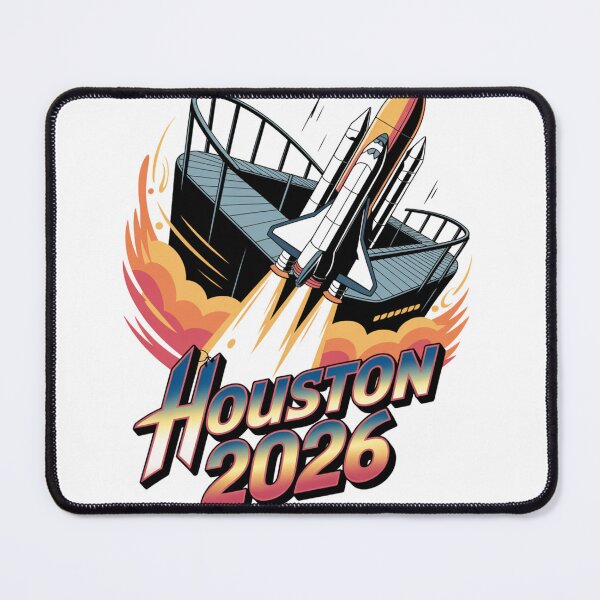 Item preview, Houston 2026 Space Shuttle Football T-Shirt V19 designed and sold by DarylWelsh2024.