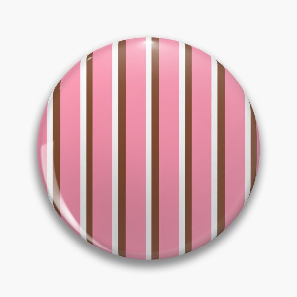 Item preview, Pink with Brown and White Stripes Pattern designed and sold by OneThreeSix.