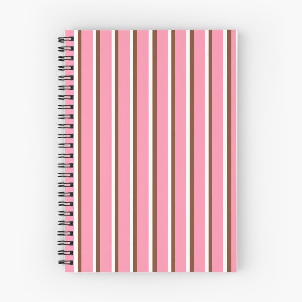 Item preview, Pink with Brown and White Stripes Pattern designed and sold by OneThreeSix.