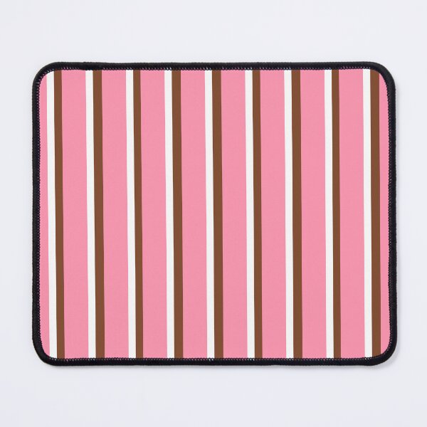 Item preview, Pink with Brown and White Stripes Pattern designed and sold by OneThreeSix.