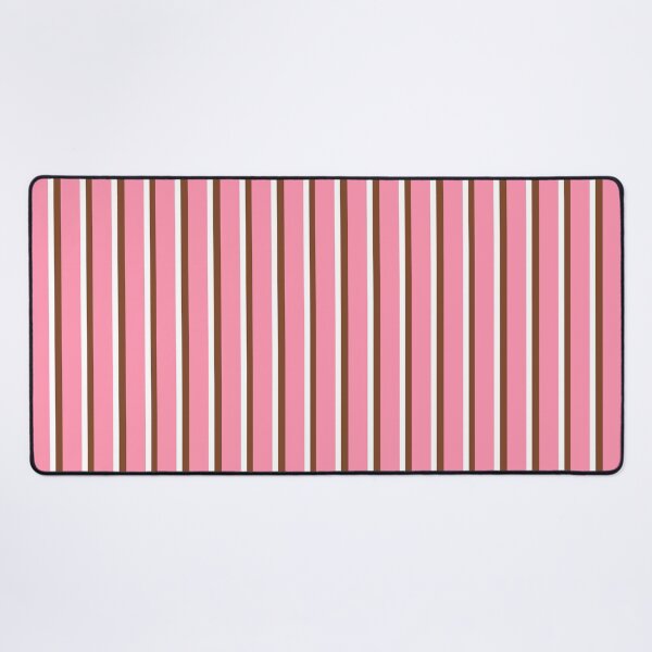 Item preview, Pink with Brown and White Stripes Pattern designed and sold by OneThreeSix.