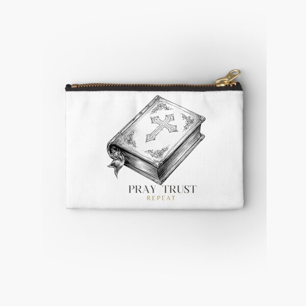 Item preview, Faith Dove T-Shirt – PRAY TRUST REPEAT Christian Tee designed and sold by Anastasiia Yurevych.