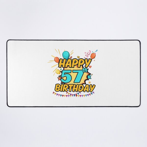 Item preview, Happy 57th Birthday Party Design designed and sold by variant designer.