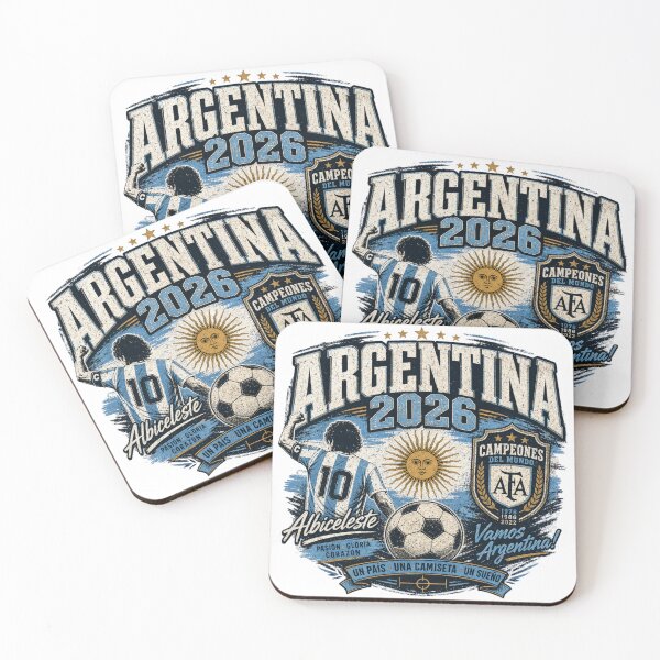 Item preview, Argentina 2026 Football World Cup Champions Dream | Albiceleste Fan Shirt designed and sold by rushaib.