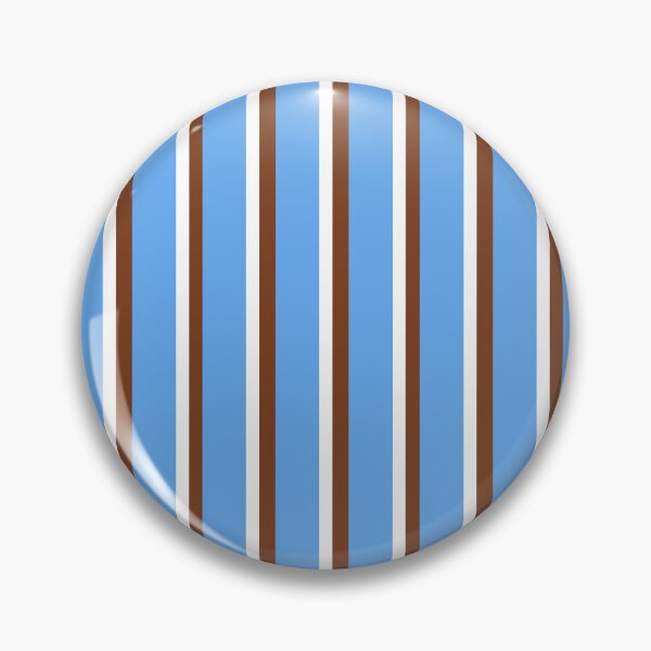 Item preview, Blue with Brown and White Stripes Pattern designed and sold by OneThreeSix.