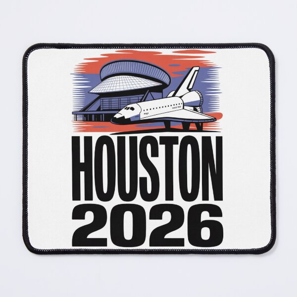 Item preview, Houston 2026 Space Shuttle Football T-Shirt V20 designed and sold by DarylWelsh2024.
