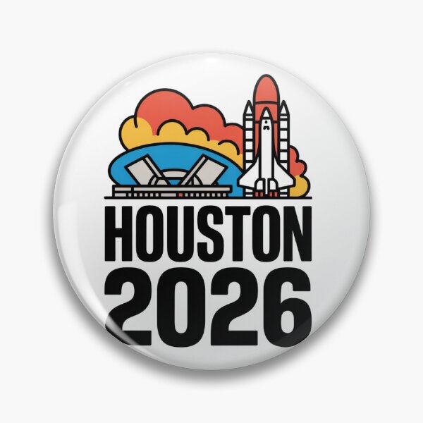 Item preview, Houston 2026 Space Shuttle Football T-Shirt V21 designed and sold by DarylWelsh2024.