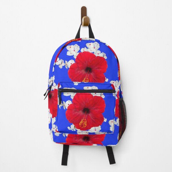 Item preview, Red Hibiscus surrounded by white blooming flowers. designed and sold by shorethings.