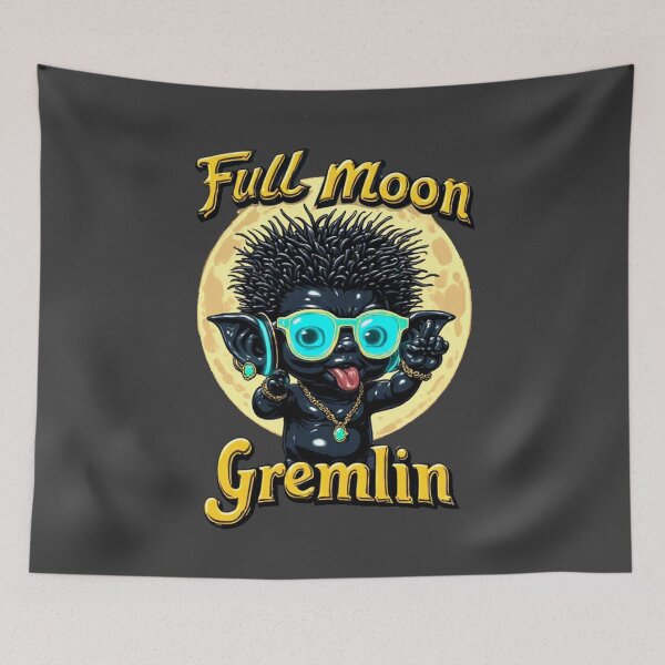 Item preview, Gremoji Society -Full Moon– Techno Rave Aesthetic _ No.03 designed and sold by Shift-Bloom.