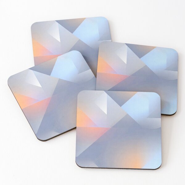 Item preview, Soft Abstract Geometric Gradient Art designed and sold by IntelliMindDesigns.