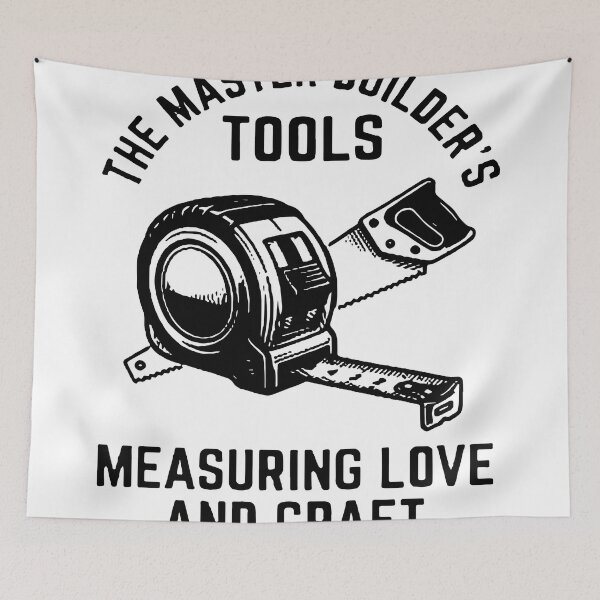 Item preview, Funny Handyman Master Builder Tape Measure designed and sold by Hilmanku.