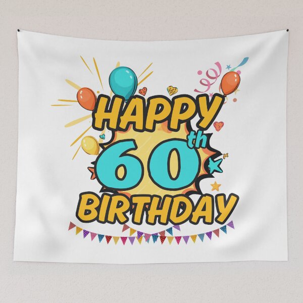 Item preview, Happy 60th Birthday Diamond Design designed and sold by variant designer.