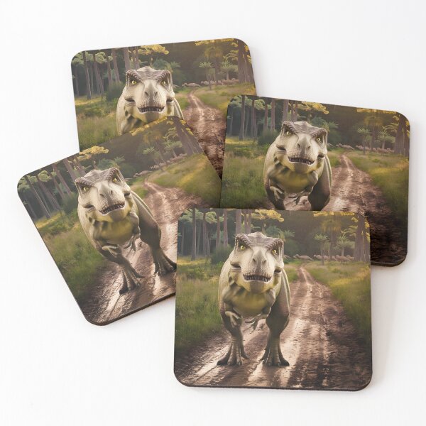 Item preview, Meeting with a dinosaur. designed and sold by MyHappyArtShop.