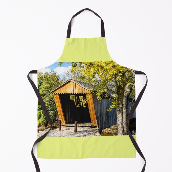 Item preview, Switzer Covered Bridge in early Autumn designed and sold by gotucoveredart.