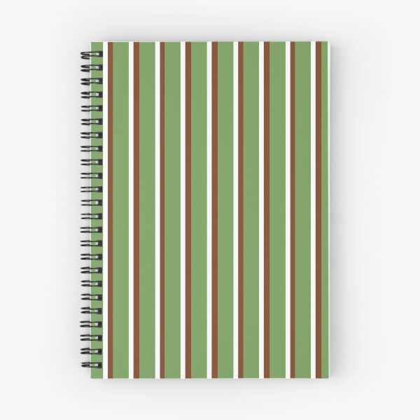 Item preview, Green with Brown and White Stripes Pattern designed and sold by OneThreeSix.