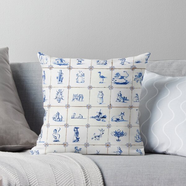 Item preview, Traditional Blue Delft Tile designed and sold by Sparrow Designs.