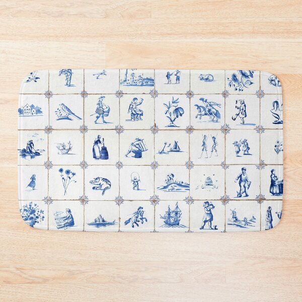 Item preview, Traditional Blue Delft Tile designed and sold by Sparrow Designs.