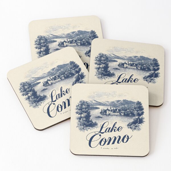 Item preview, Lake Como Villa Italy Antique Illustration designed and sold by DolceVitalyDesign.