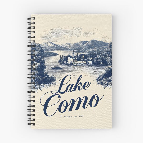 Item preview, Lake Como Villa Italy Antique Illustration designed and sold by DolceVitalyDesign.