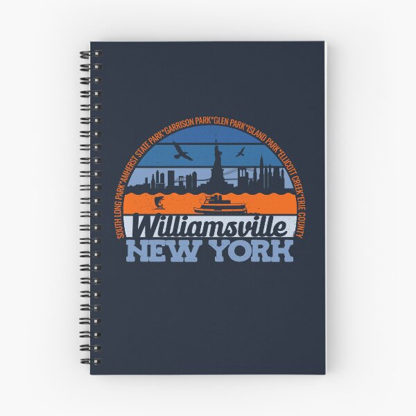Item preview, Williamsville New York Sunset Retro Vintage Local Pride Logo designed and sold by CRHPOD20.