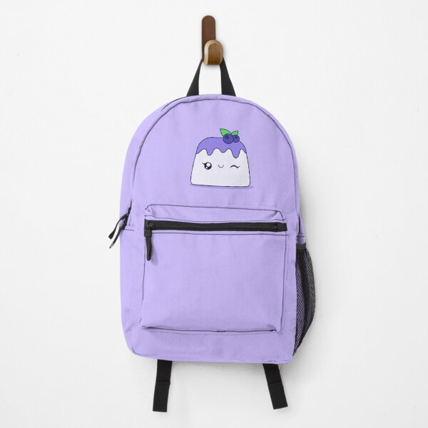 Item preview, Cute Kawaii Blueberry Pudding Dessert Character Illustration Design designed and sold by CozyLittleShop.