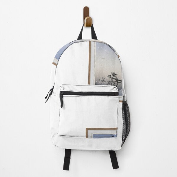 Item preview, Snowfall at Dusk | Japanese Wabi-Sabi Art | Zen Winter Minimalist Print designed and sold by KUZU-NOHA.