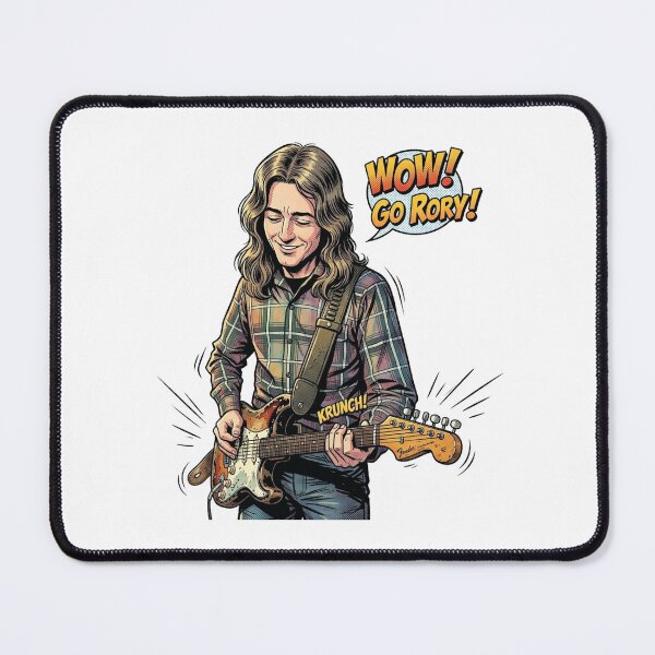 Item preview, Rory Gallagher Retro Comic Pop Art Rock Sticker designed and sold by topprinting.
