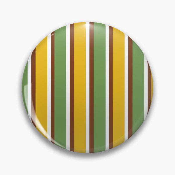 Item preview, Green and Yellow with Brown and White Stripes Pattern designed and sold by OneThreeSix.