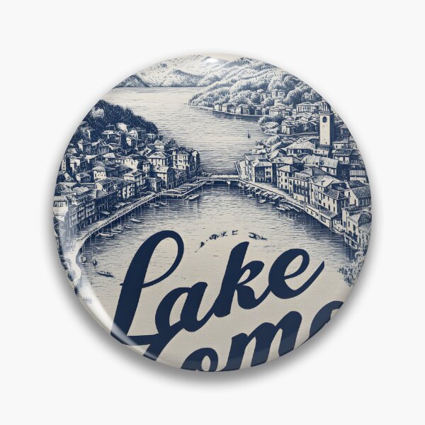 Item preview, Lake Como Italy Vintage Engraving Travel Design designed and sold by DolceVitalyDesign.