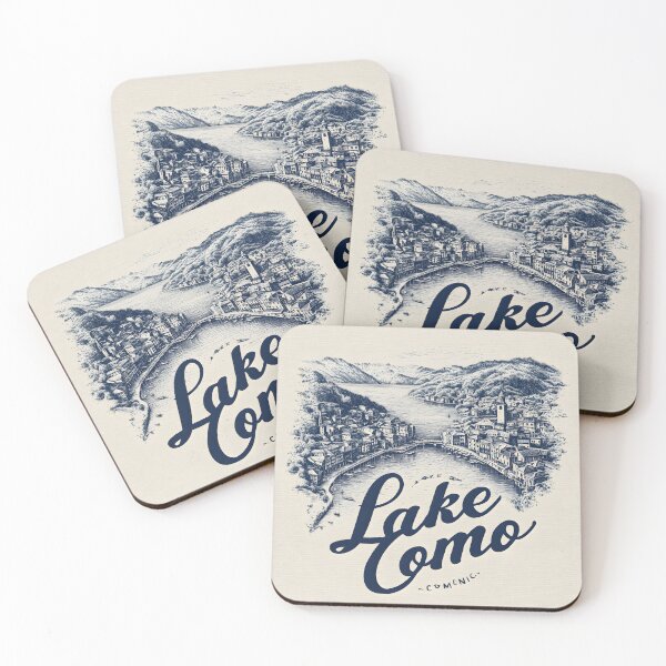 Item preview, Lake Como Italy Vintage Engraving Travel Design designed and sold by DolceVitalyDesign.