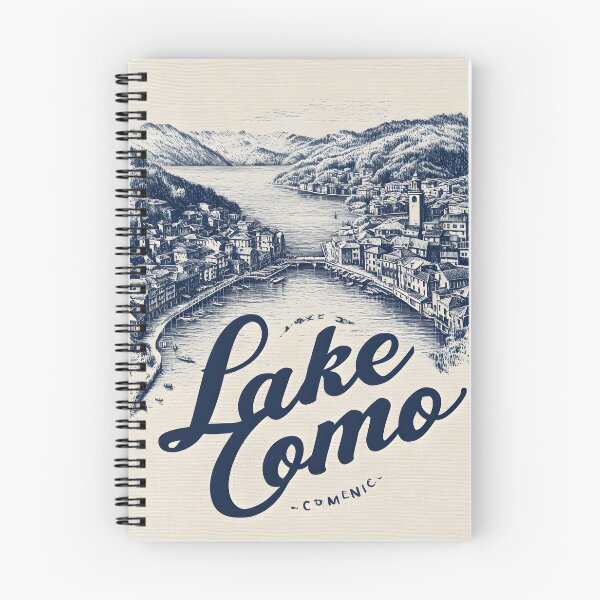 Item preview, Lake Como Italy Vintage Engraving Travel Design designed and sold by DolceVitalyDesign.
