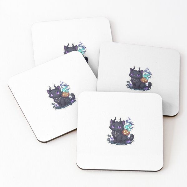 Item preview, Cute and spooky black cat designed and sold by reverse-art.