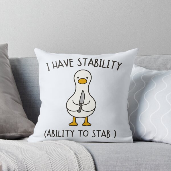 Item preview, Silly Goose Stability Stab Meme designed and sold by happiecatstore.