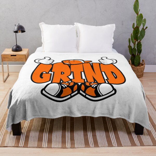 Item preview, Grind – Motivational street lettering cartoon Character designed and sold by NFTWords.