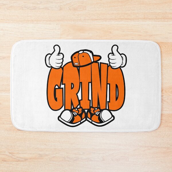 Item preview, Grind – Motivational street lettering cartoon Character designed and sold by NFTWords.