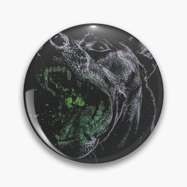 Item preview, Rabid Dog Horror Portrait designed and sold by Adronia.