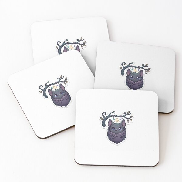 Item preview, Spooky and cute bat sticker designed and sold by reverse-art.