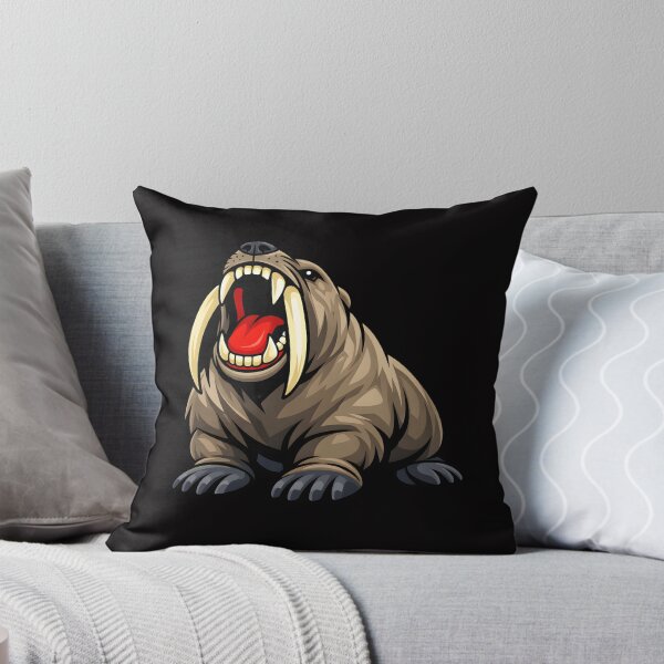 Item preview, Roaring Walrus – Fierce Arctic Animal Illustration designed and sold by ROARSOME DESiGNS.