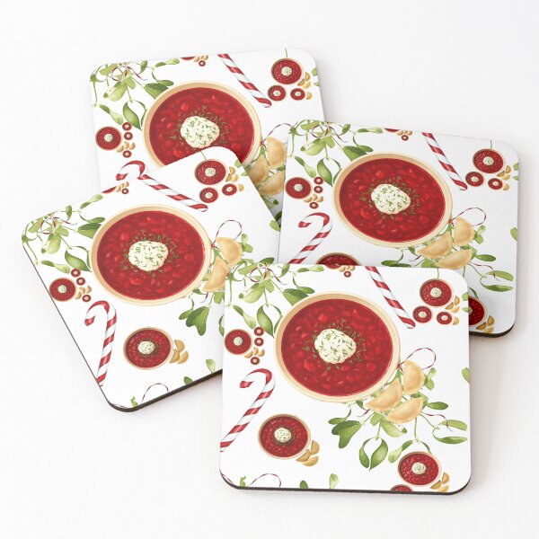 Item preview, Cozy Christmas Borscht and Pierogi designed and sold by Golden Fly.
