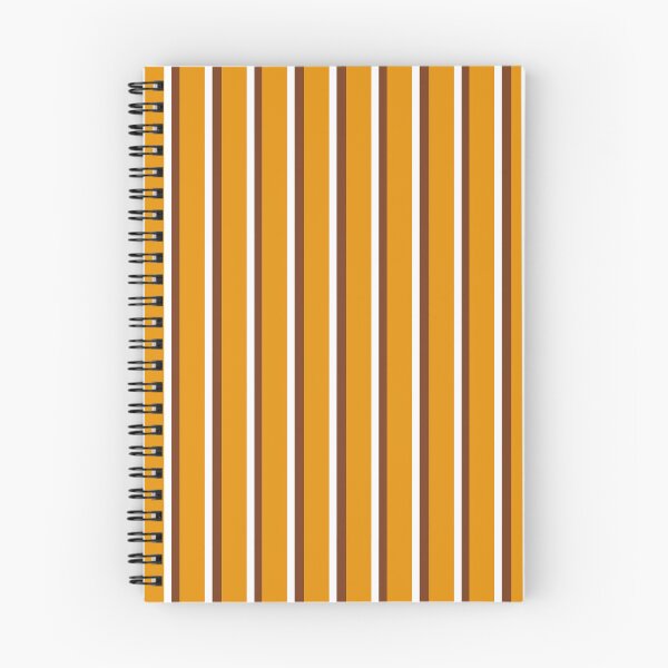 Item preview, Orange with Brown and White Stripes Pattern designed and sold by OneThreeSix.