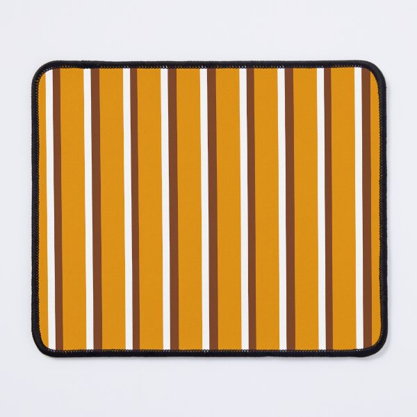 Item preview, Orange with Brown and White Stripes Pattern designed and sold by OneThreeSix.