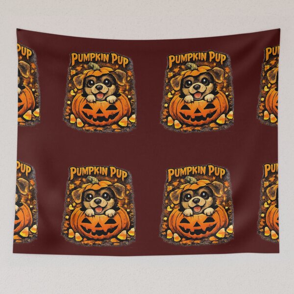 Item preview, Pumpkin Pup Halloween Sticker | Cute Jack O Lantern Dog designed and sold by PoojaArtLab.